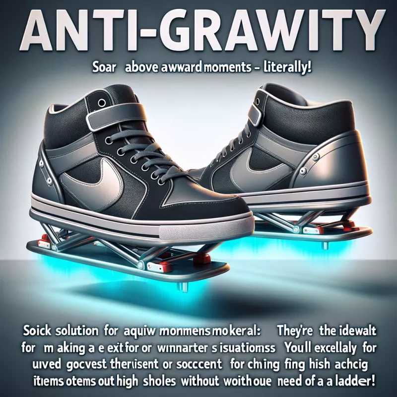 Antigravitační boty pro únik ze společenských situací Honza + AI