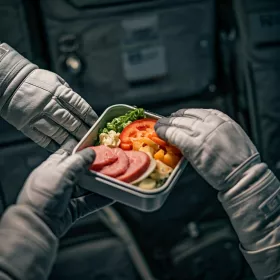 Kosmická svačinová krabička Zero-G | Uchovávání potravin v beztíži