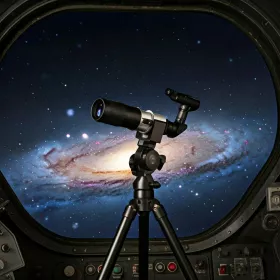 Kosmický dalekohled Hubble Mini | Pozorování hvězd z kokpitu UFO Kosmický dalekohled Hubble Mini | Pozorování hvězd z kokpitu UFO