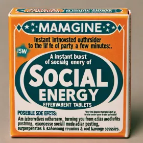Šumivé tablety sociální energie