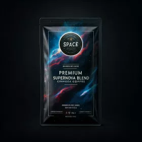 Vesmírná káva Supernova Blend 250 g | Speciálně pražená pro posádky UFO Vesmírná káva Supernova Blend 250 g | Speciálně pražená pro posádky UFO