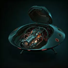 Warp Drive Mini Portabilní WDM-1 | Nadsvětelný pohon pro soukromá UFO